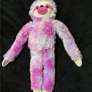 Plush Sloth Toy - Pink and Purple